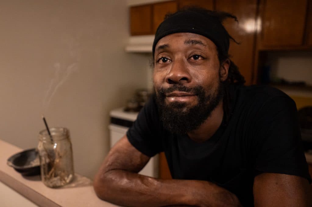 Jackson, a longtime resident of Syracuse, has lived in the Towers for a year, along with many family members. Two relatives live on his floor and his mom resides upstairs. He is a fan of SU basketball and has always wanted either to go to the university or seek out education away from home, but his family ties kept him in the city.